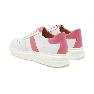 Pembe Ange Kadın Deri Spor Ayakkabı