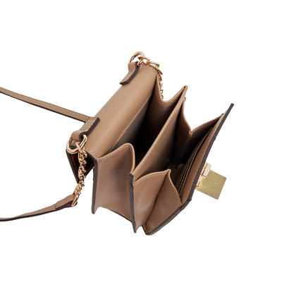 Pembe Lewis Zincir Detaylı Kadın Omuz Çantası