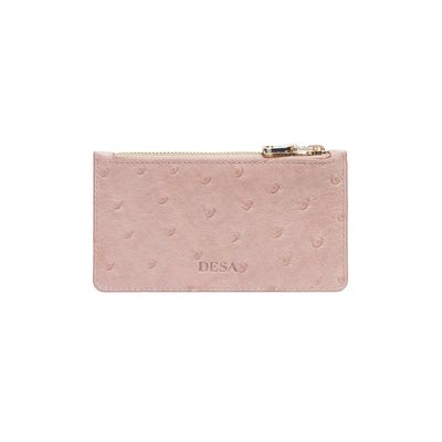 Pembe Welkin Kadın Deri Kartlık