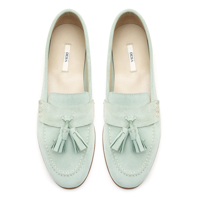 Peppard Yeşil Kadın Süet Loafer