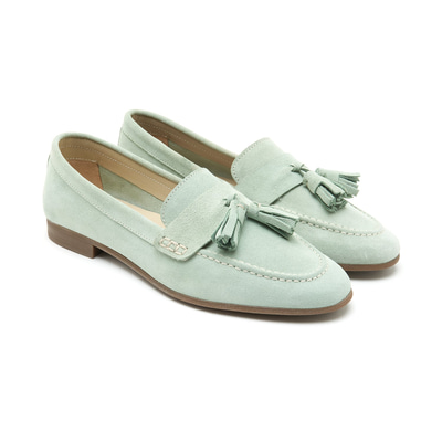 Peppard Yeşil Kadın Süet Loafer