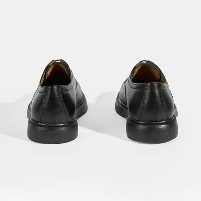 Perdita Siyah Erkek Deri Bağcıklı Klasik Ayakkabı