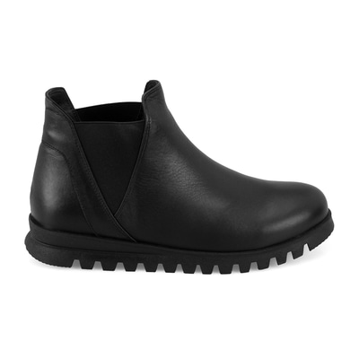 Phoebe Siyah Kadın DesaComfort Lastikli Deri Bot