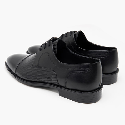 Pickford Siyah Erkek Deri Klasik Ayakkabı