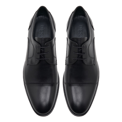 Pickford Siyah Erkek Deri Klasik Ayakkabı