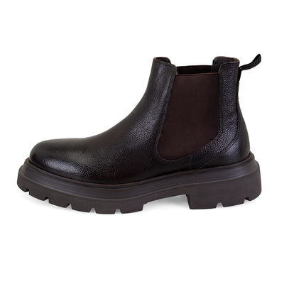 Pietsa Kahve Erkek Lastikli Deri Chelsea Bot