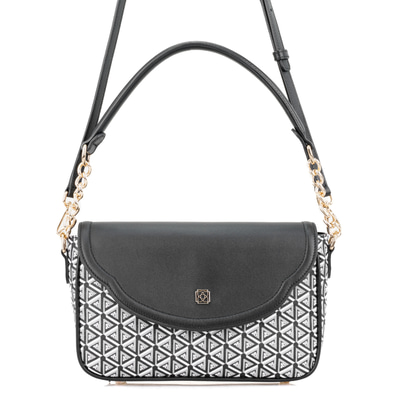 Plante Siyah Kadın Monogram Omuz Çantası