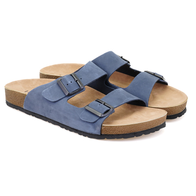 Porter Lacivert Erkek Nubuk Terlik