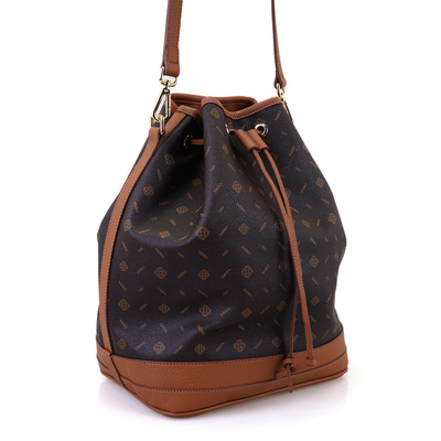 Prestige Kahve Kadın Monogram Omuz Çantası