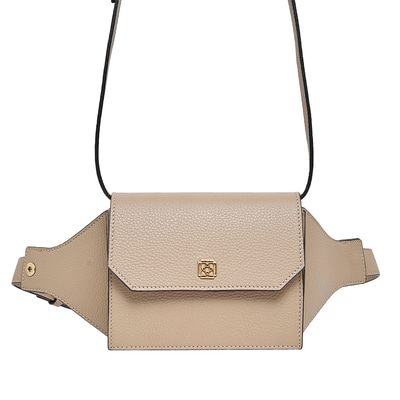 Pudra Aliz Kadın Deri Bel Çantası