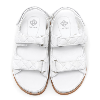 Reese Beyaz Kadın Deri Sandalet