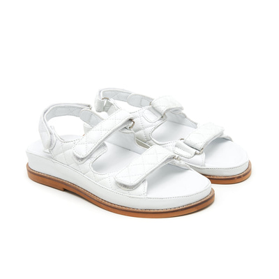 Reese Beyaz Kadın Deri Sandalet