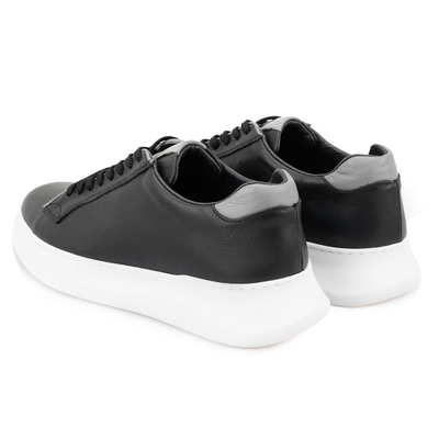 Reese Siyah Erkek Deri Günlük Ayakkabı