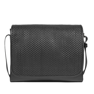 Remi Erkek Örgü Deri Postacı Çantası