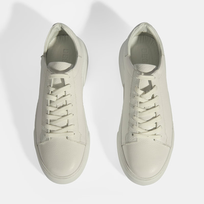 Reminya Beyaz Erkek Deri Bağcıklı Günlük Ayakkabı