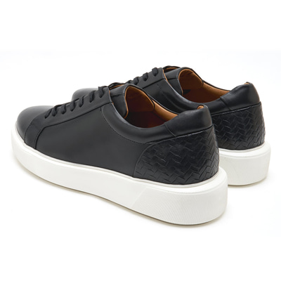 Rex Siyah Erkek Deri Spor Ayakkabı