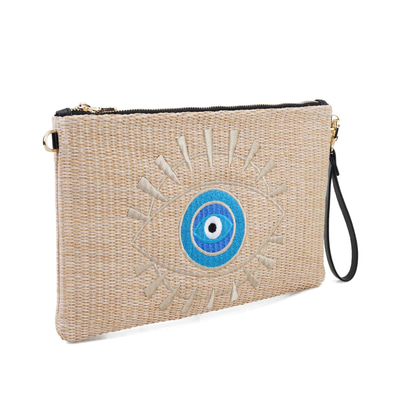 Reynold Bej Kadın Hasır Portföy Çanta