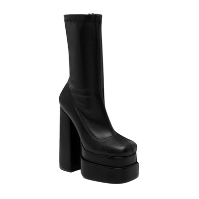 Rica Siyah Kadın Platform Topuklu Bot