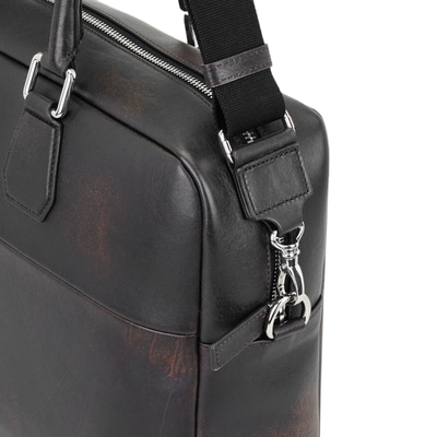 Ricard Kahve Erkek Vintage Deri Laptop Çantası