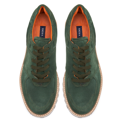 Ricardo Yeşil Erkek Süet Deri Spor Ayakkabı