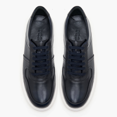 Rock Lacivert Erkek Deri Spor Ayakkabı