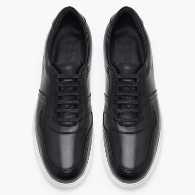 Rock Siyah Erkek Deri Spor Ayakkabı