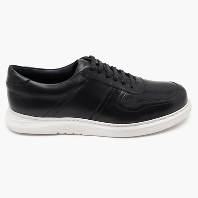 Rock Siyah Erkek Deri Spor Ayakkabı