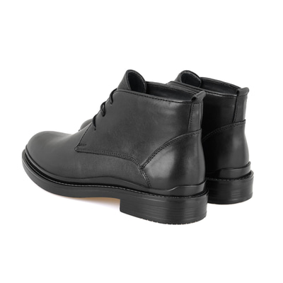 Rodney Siyah Erkek Deri Bot