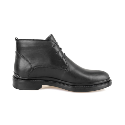 Rodney Siyah Erkek Deri Bot