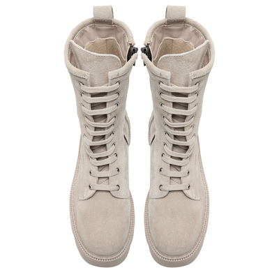 Rosa Bej Kadın Süet Bot