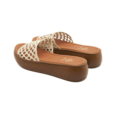 Rossen Bej Kadın File Örgü Terlik