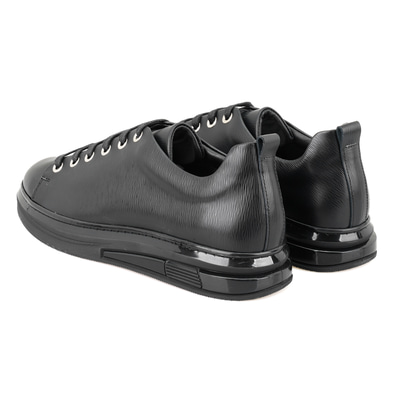 Salve Siyah Erkek Deri Günlük Ayakkabı