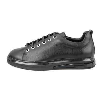 Salve Siyah Erkek Deri Günlük Ayakkabı