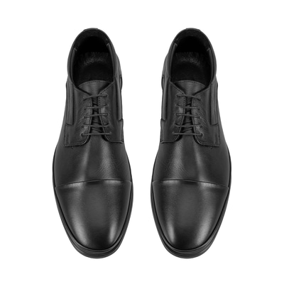 Sammy Siyah Erkek Deri Klasik Ayakkabı