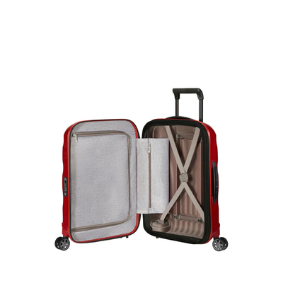 Samsonite C-Lite Kırmızı - 55/20 Körüklü Kabin Boy Valiz