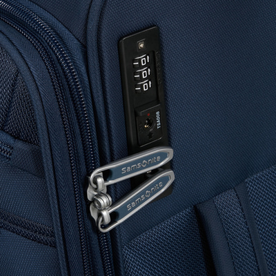 Samsonite GoTwist Spinner Lacivert 55/20 Körüklü Kabin Boy Valiz