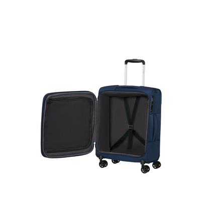 Samsonite GoTwist Spinner Lacivert 55/20 Körüklü Kabin Boy Valiz