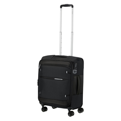 Samsonite GoTwist Spinner Siyah 55/20 Körüklü Kabin Boy Valiz