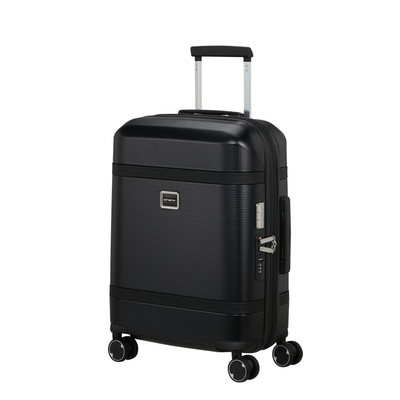Samsonite Image Siyah - 4 Tekerlekli Körüklü 55/20 Kabin Boy Valiz