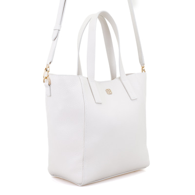 Sandio Beyaz Kadın Deri Omuz Çantası 