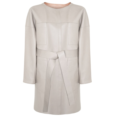 Sandra Kadın Çift Taraflı Deri Pardösü