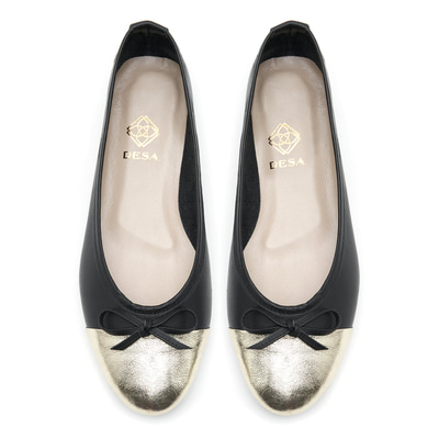 Sands Siyah Kadın Deri Babet