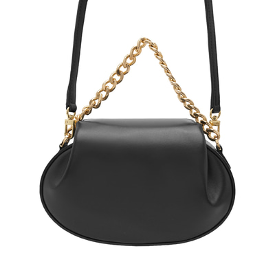 Sanne Siyah Kadın Deri Omuz Çantası