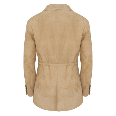 Sarafina Kadın Oversize Blazer Süet Deri Ceket