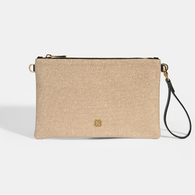 Sarer Gold Simli Kadın Portföy Çanta