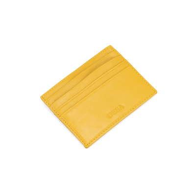 Sarı Kadın Deri Kartlık