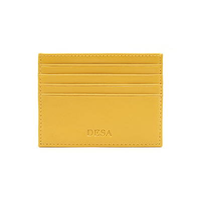 Sarı Kadın Deri Kartlık