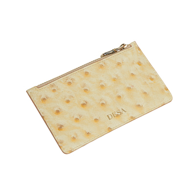 Sarı Welkin Kadın Deri Kartlık