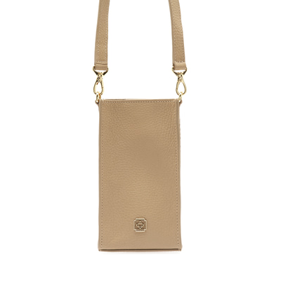 Senni Bej Kadın Deri Telefon Çantası 