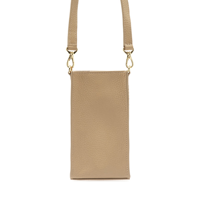 Senni Bej Kadın Deri Telefon Çantası 